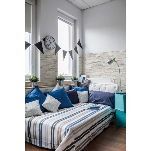 壁紙 はがせる シール 石目 45×250cm