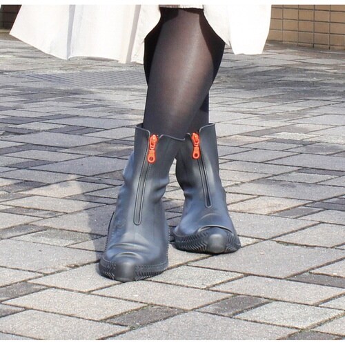 シューズカバー Mサイズ チャコールブラック