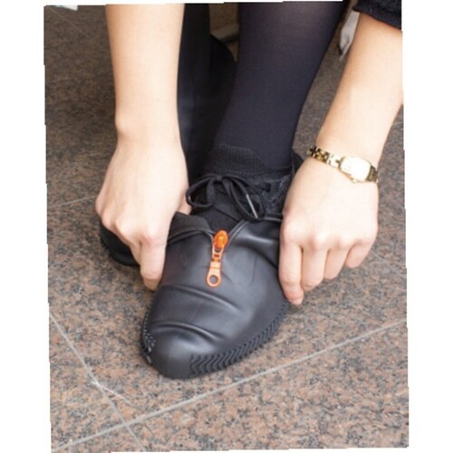 シューズカバー Mサイズ チャコールブラック