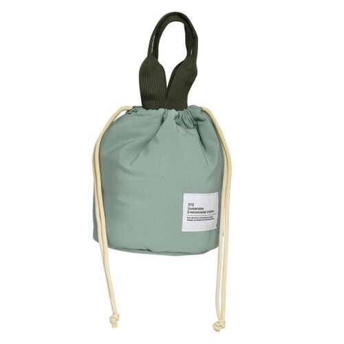 ランチバッグ 保冷 310 巾着袋 グリーン