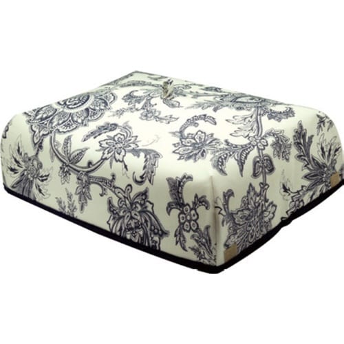 食卓カバー 保温 折りたたみ S フラワーブルー