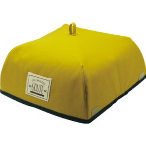 食卓カバー 保温 折りたたみ イエロー