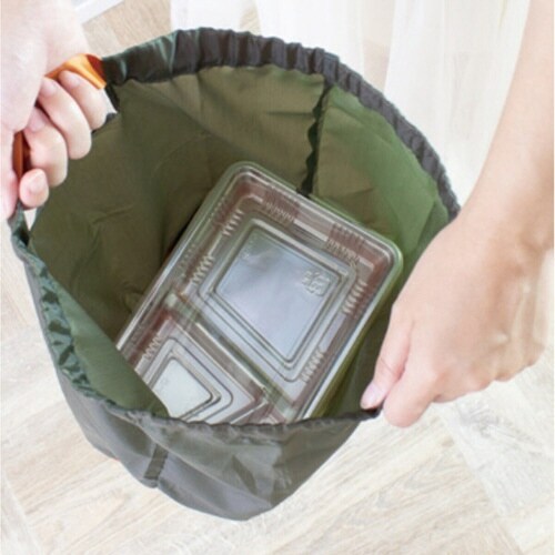 エコバッグ 3way 折りたたみ マチ広 カーキ