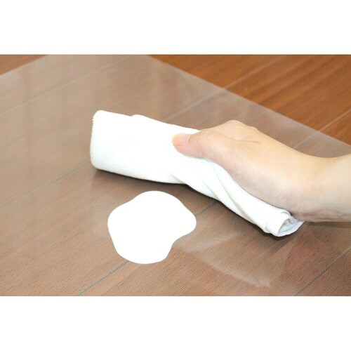 キッチンマット 拭ける 45×270cm クリア