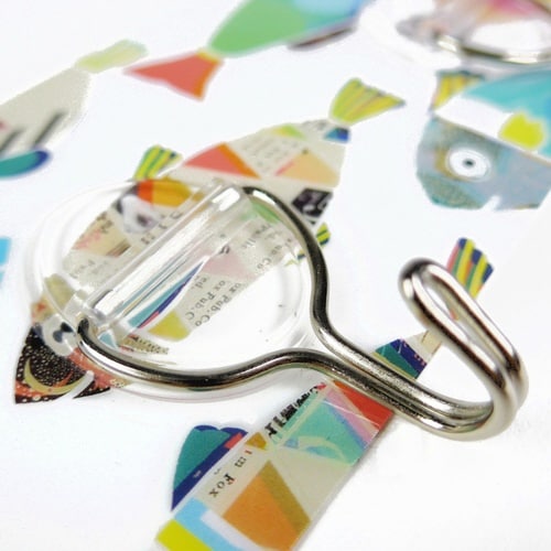 フック 3連 粘着 ハリーペッター フィッシュ