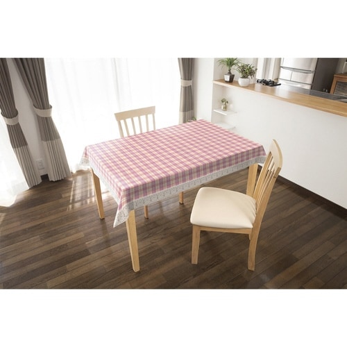 テーブルクロス 130×170cm ピンク