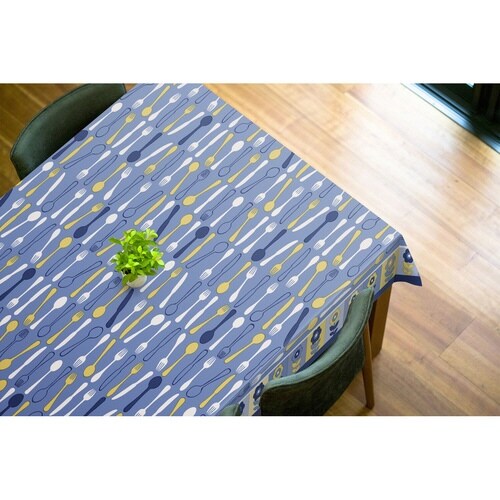 テーブルクロス 120×150cm ブルー