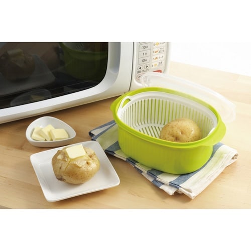 電子レンジ 調理器具 あっ!とレンジ 茹で蒸し工房