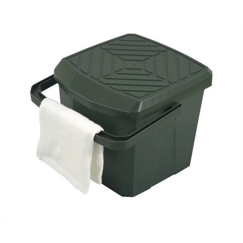 バケツ 18L ふた付き 洗濯板付き 踏み台 収納