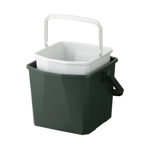 バケツ 18L ふた付き 洗濯板付き 踏み台 収納