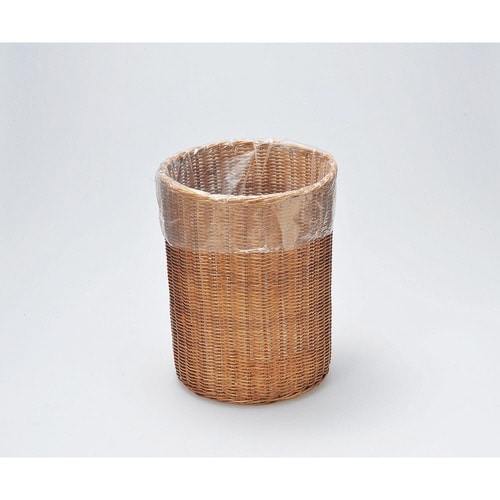 ゴミ箱 丸型 幅26cm 籐 ラタン 円柱