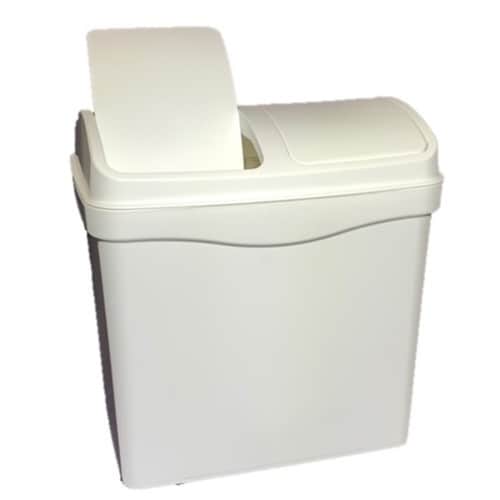 ゴミ箱 20L 分別 ふた付き ホワイト