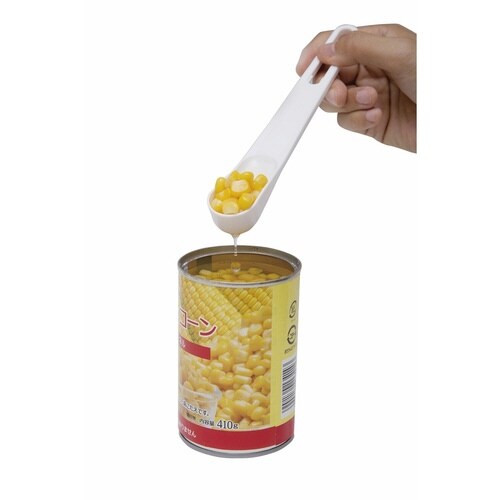 穴あきスプーン 缶詰 瓶詰 水切り 汁切り