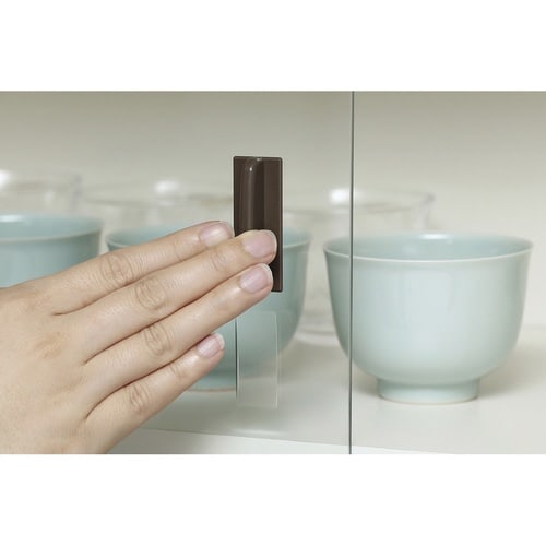 窓の引き手 屋外 屋内 粘着 日本製 ブラウン