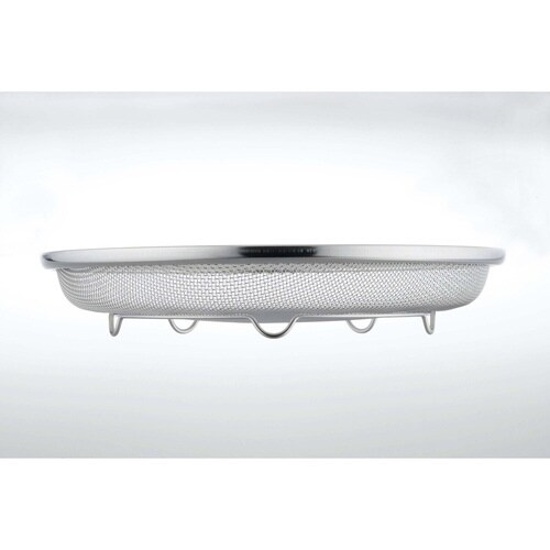 ザル&トレー2点セット25cm 浅型 ステンレス製