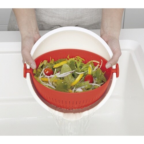 ザル ボール 一体型 レッド