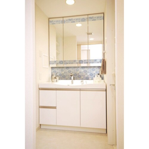 デコタイルシール 文様タイル 25cm×100cm