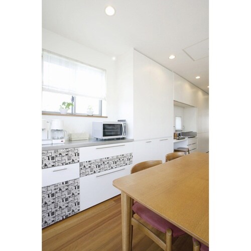 デコタイルシール 猫 25cm×100cm