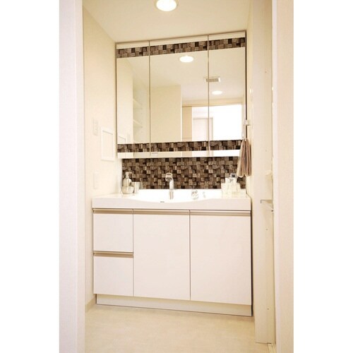 デコタイルシール ウッドブロック ブラウン