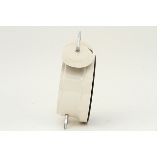 置き時計 ベル 目覚まし時計 アイボリー