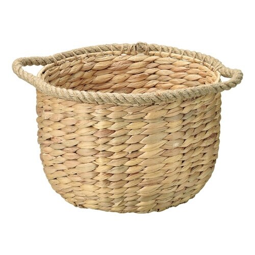 バスケット ロープハンドル ウォーターヒヤシンス