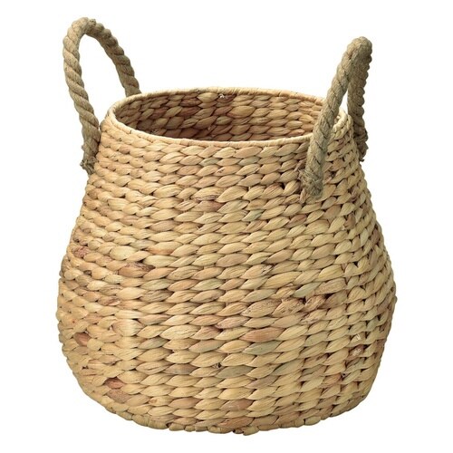 バスケット ロープハンドル ウォーターヒヤシンス