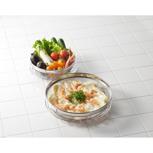 ザル2点セット 19cm 25cm 浅型