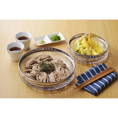 ザル2点セット 19cm 25cm 浅型