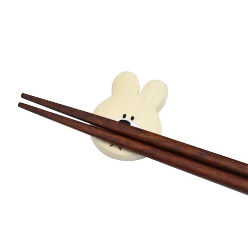箸置き 3.5cm FUWAMOKO 木製 ウサギ