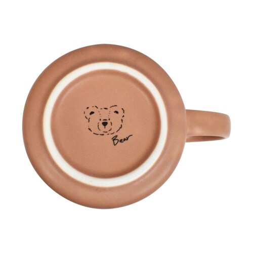 マグカップ 260ml おすましBeer ブラウン