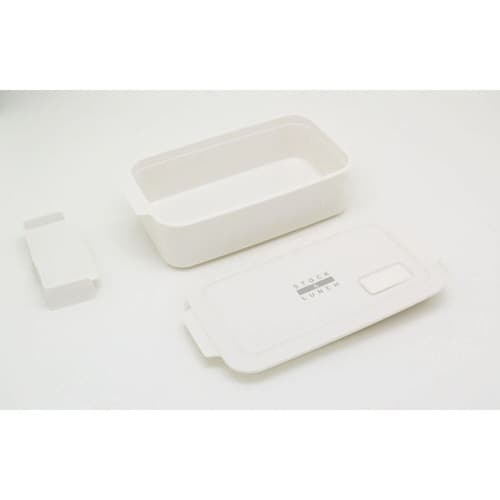 お弁当箱 1段 500ml 抗菌 ホワイト
