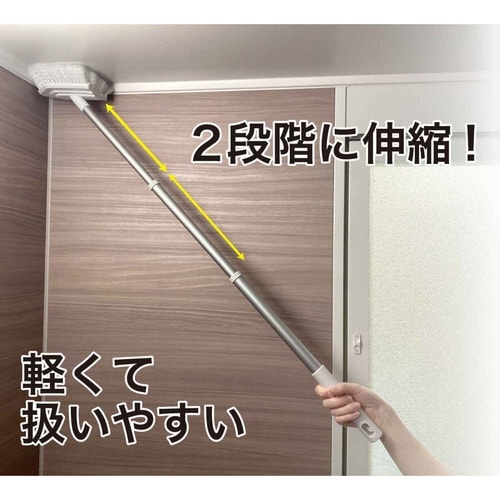 バスブラシ 風呂掃除 伸縮柄 浴室床