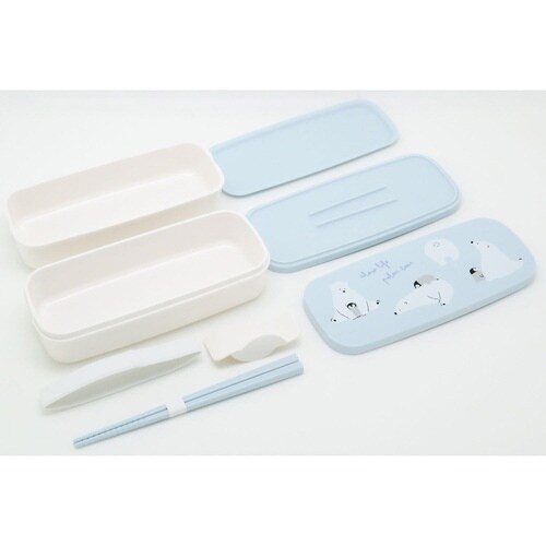 お弁当箱 2段 640ml 抗菌 polar