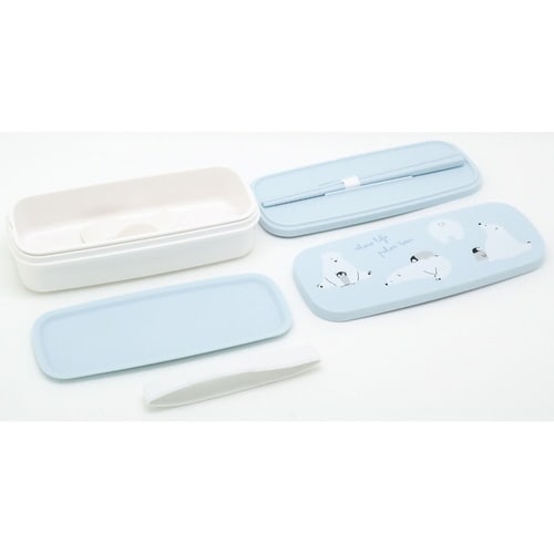 お弁当箱 2段 640ml 抗菌 polar