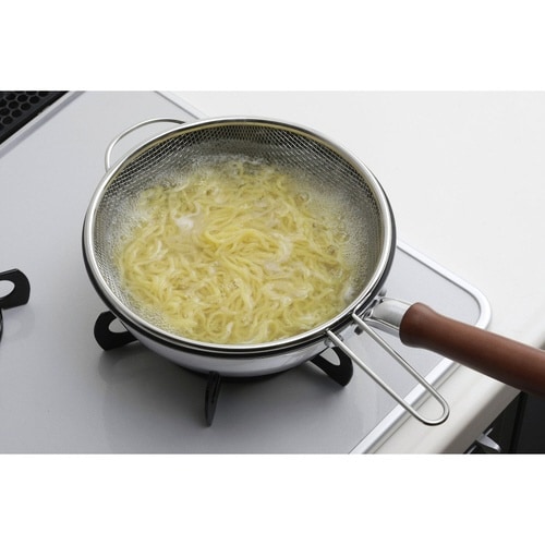 ザル 深型 20cm ゆであげに便利でごザル