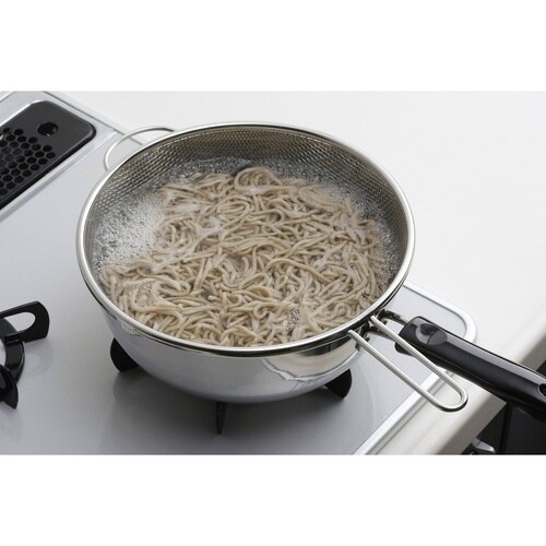 ザル 深型 24cm ゆであげに便利でごザル