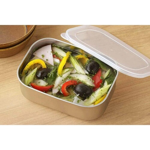 保存容器 650ml ステンレスふた付保存容器