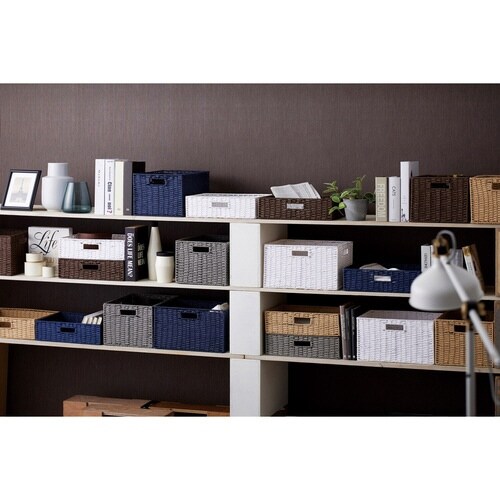 収納ボックス ペーパーバスケット ハーフサイズ