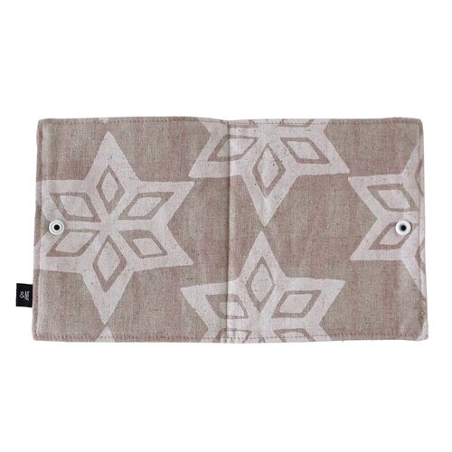 &NE 抗菌マスクケース 格子柄 コーラル