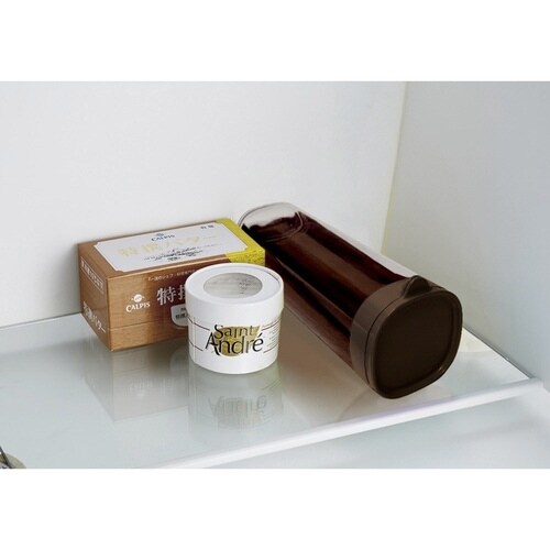 ピッチャー 1.1L 茶こし付き ブラウン