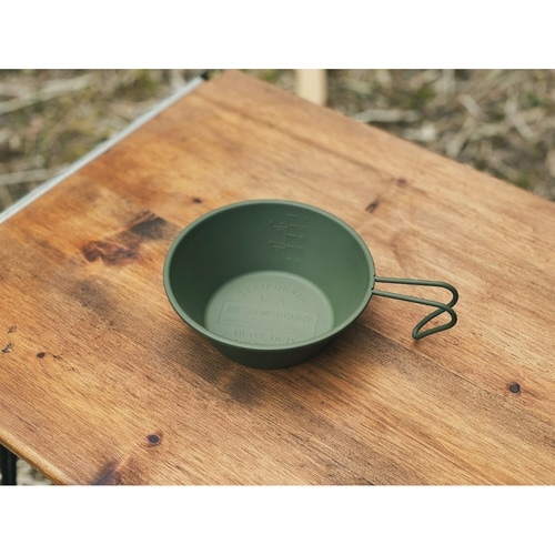 エンボスシェラカップ 320ml カーキ