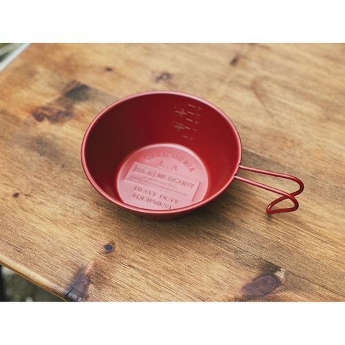 エンボスシェラカップ 320ml レッド