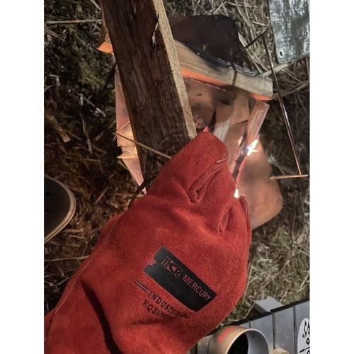 アウトドアグローブ ロングスリーブグローブ レッド