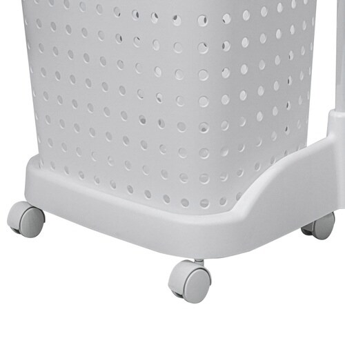 ランドリーバスケット レクエア 3段 ホワイト