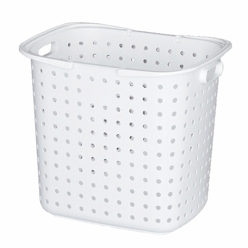 ランドリーバスケット レクエア Lサイズ ホワイト