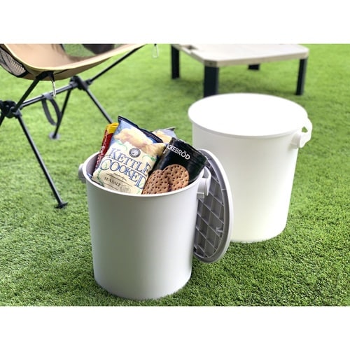 バケツ ふた付き フェルマー 15L ホワイト