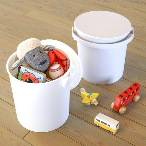 バケツ ふた付き フェルマー 15L ホワイト