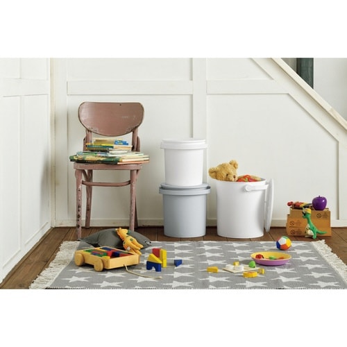 バケツ ふた付き フェルマー 15L ホワイト