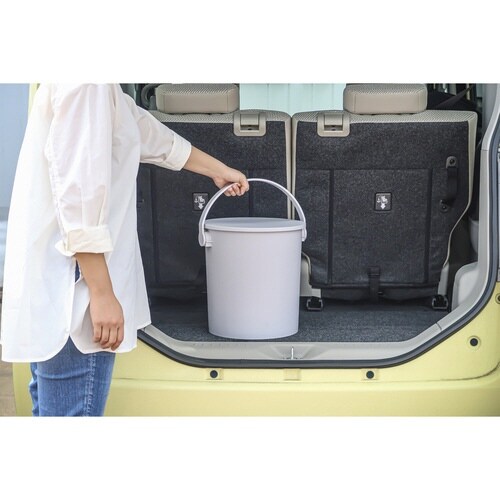 バケツ ふた付き フェルマー 15L ライトグレー