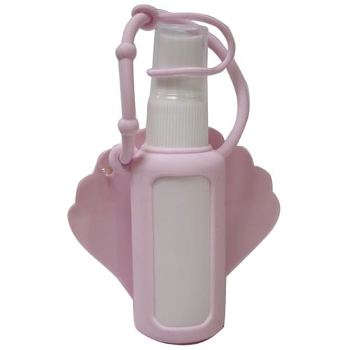 除菌スプレーボトル 30ml シェル型 ピンク